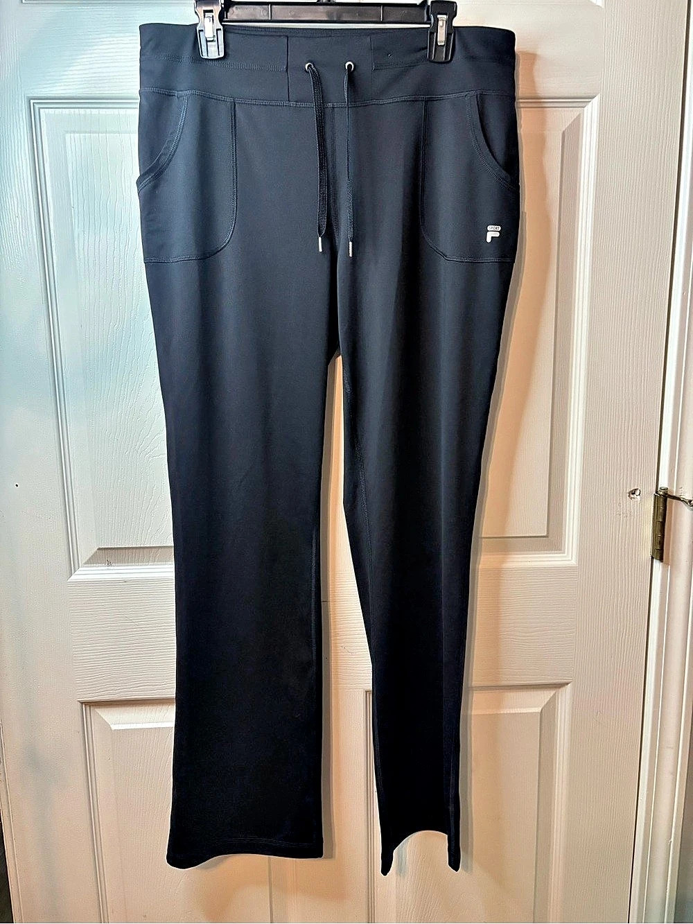 FILA Sport Movement Pants Black Athletic Joggers XL